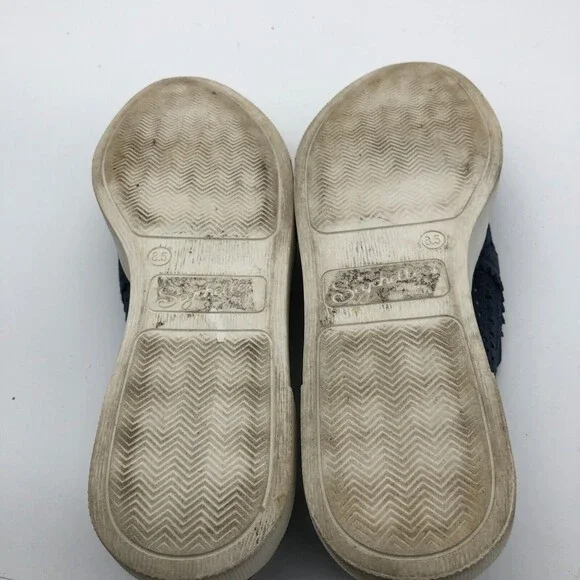 Seychelles Sneakers Shoes Womens 8.5 Blue Even Better Leather Slip On Laser Cut - Picture 6 of 8